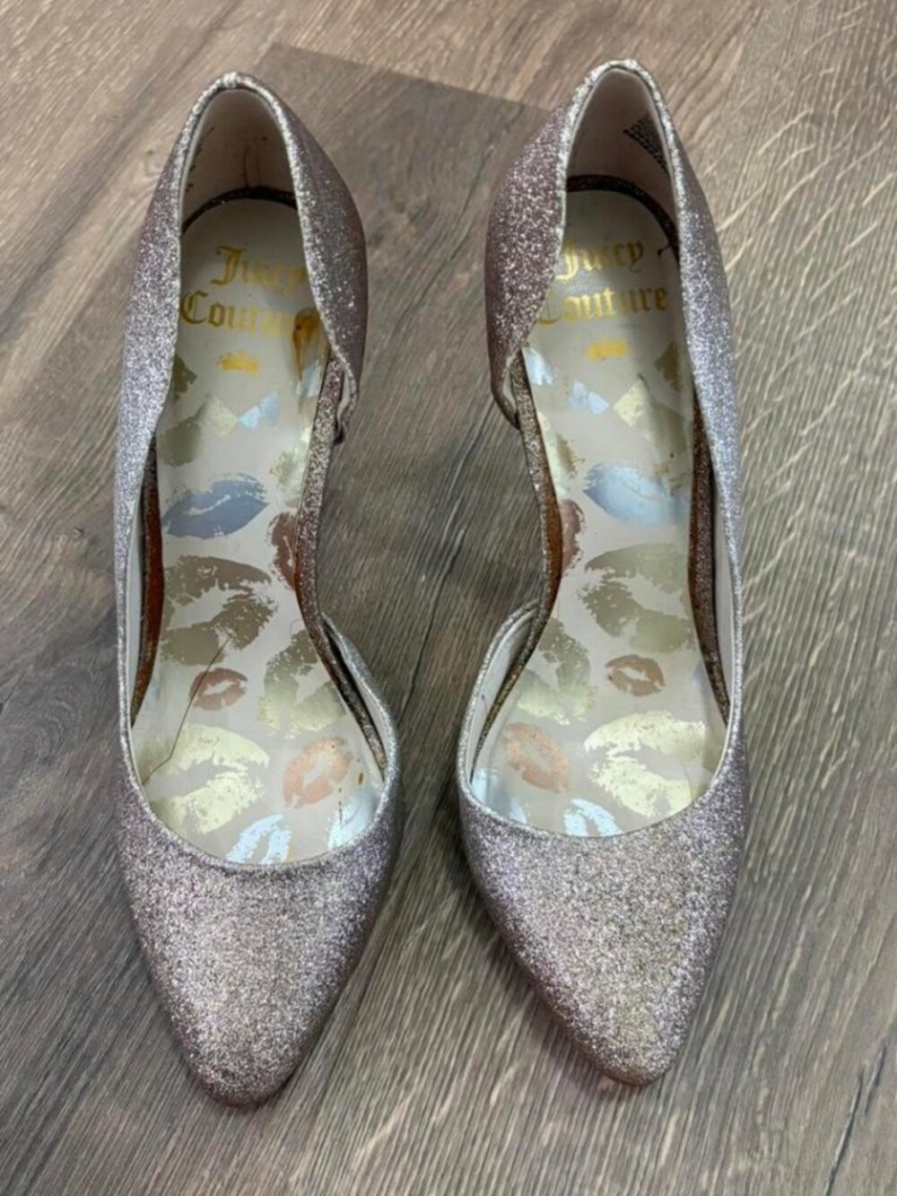 Juicy Couture Women's Gold and Silver Courts